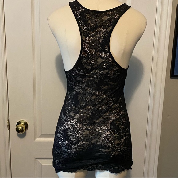 Wilfed Black Lace Tank top - Picture 2 of 4